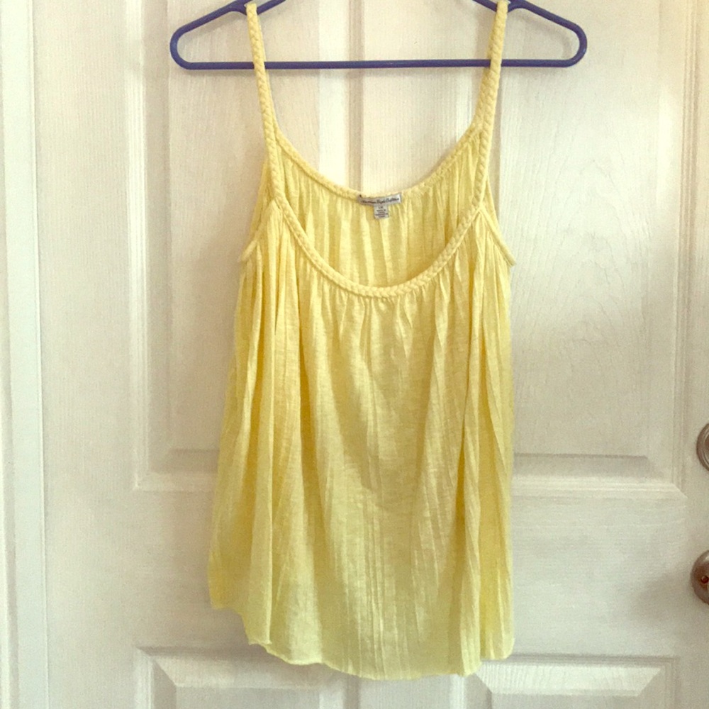 American Eagle Outfitters Yellow Top